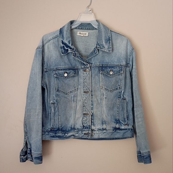 Madewell Light Blue Jean Jacket | Size M - Picture 1 of 7